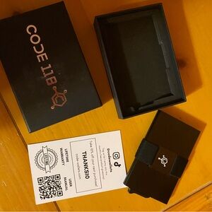 CODE 118 Black Card Holder